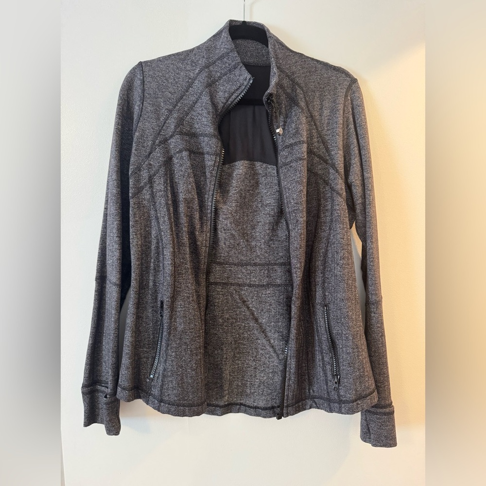 lululemon Gray and Black Define Jacket